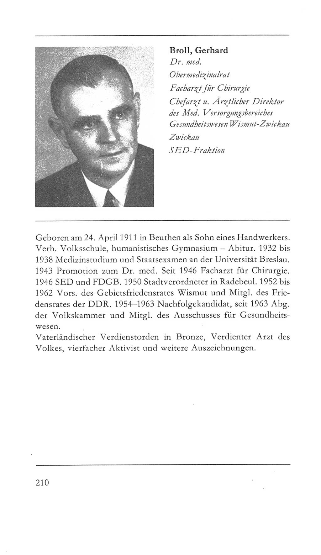 Volkskammer (VK) der Deutschen Demokratischen Republik (DDR) 5. Wahlperiode 1967-1971, Seite 210 (VK. DDR 5. WP. 1967-1971, S. 210)