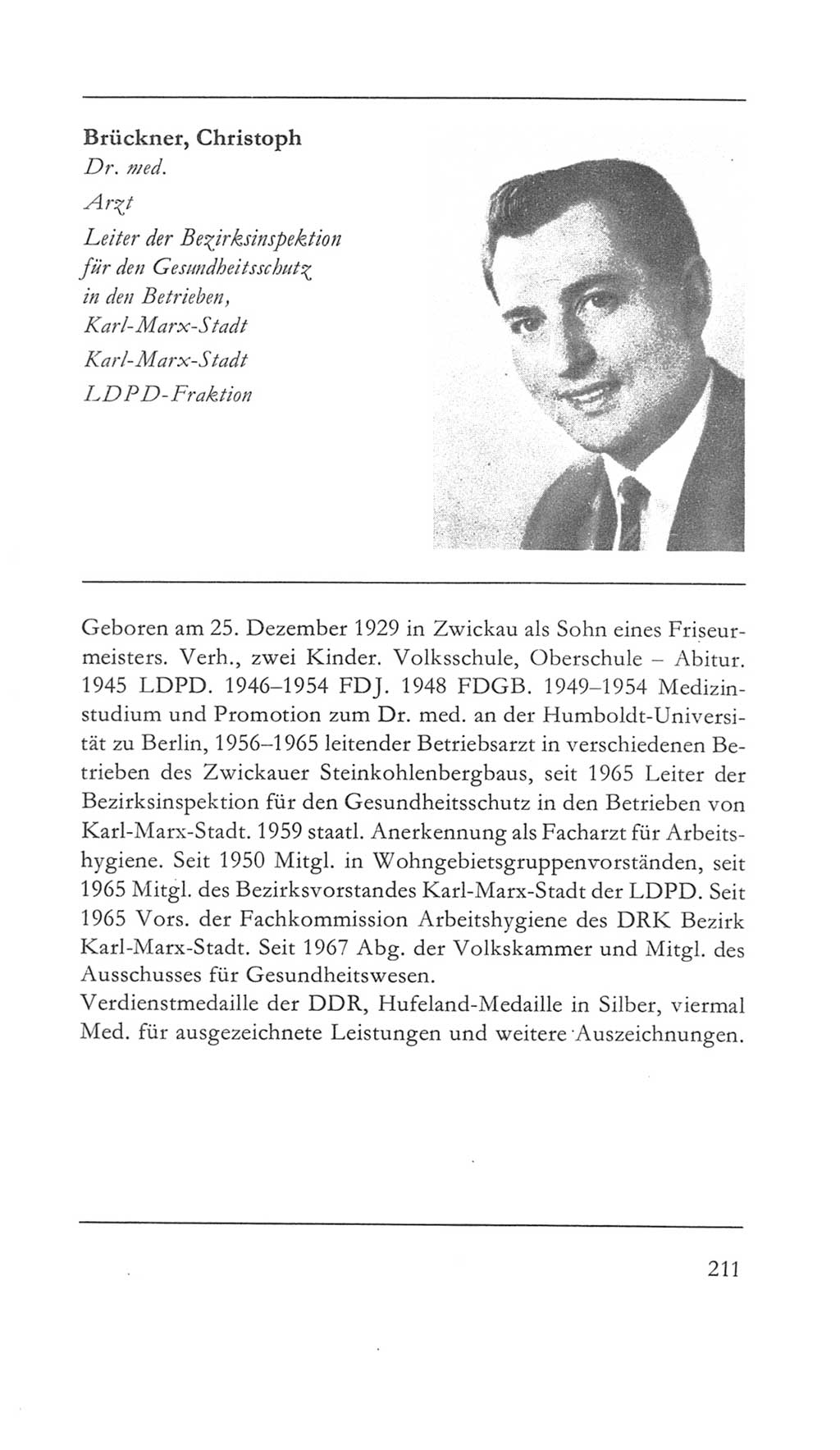 Volkskammer (VK) der Deutschen Demokratischen Republik (DDR) 5. Wahlperiode 1967-1971, Seite 211 (VK. DDR 5. WP. 1967-1971, S. 211)