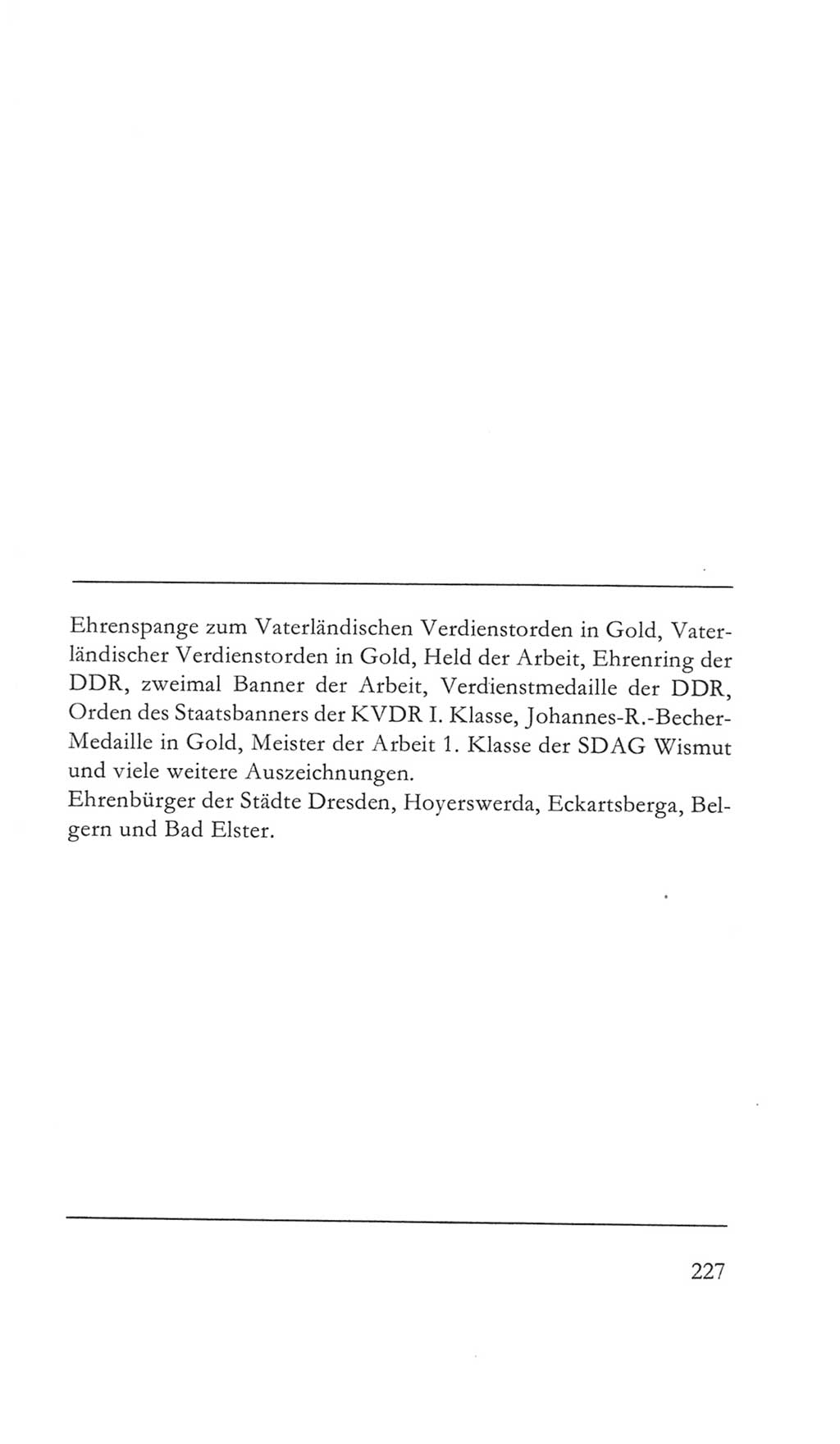 Volkskammer (VK) der Deutschen Demokratischen Republik (DDR) 5. Wahlperiode 1967-1971, Seite 227 (VK. DDR 5. WP. 1967-1971, S. 227)