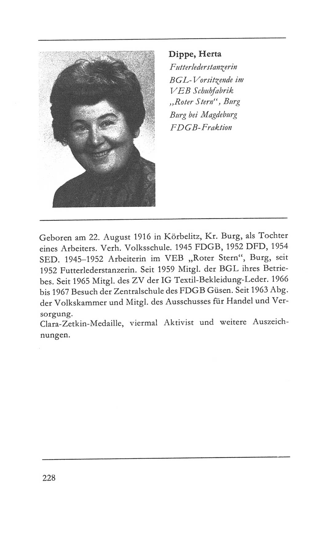 Volkskammer (VK) der Deutschen Demokratischen Republik (DDR) 5. Wahlperiode 1967-1971, Seite 228 (VK. DDR 5. WP. 1967-1971, S. 228)
