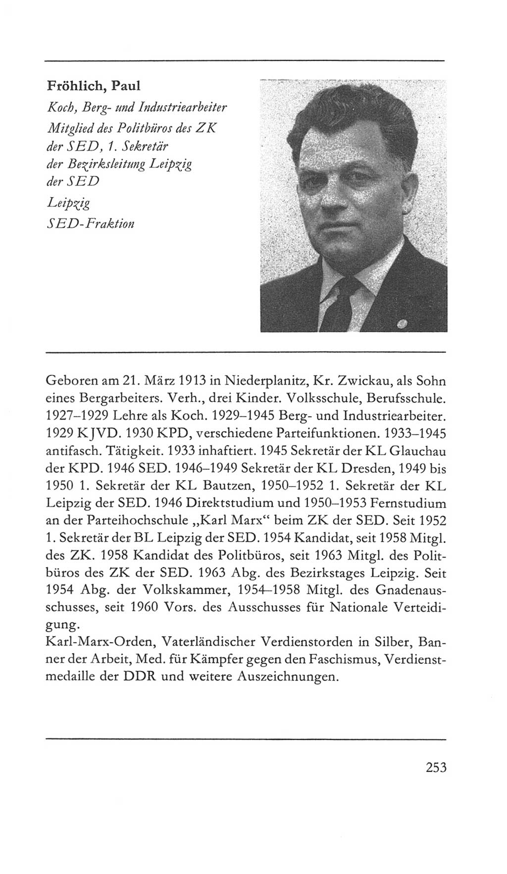 Volkskammer (VK) der Deutschen Demokratischen Republik (DDR) 5. Wahlperiode 1967-1971, Seite 253 (VK. DDR 5. WP. 1967-1971, S. 253)