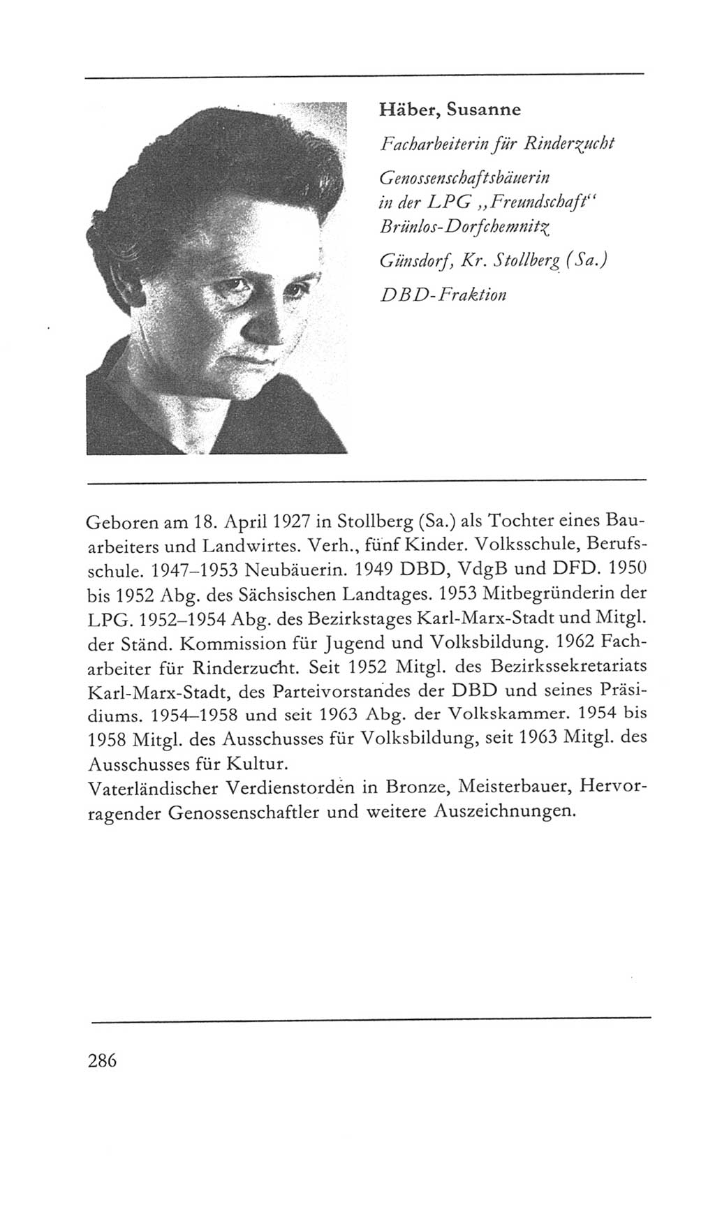 Volkskammer (VK) der Deutschen Demokratischen Republik (DDR) 5. Wahlperiode 1967-1971, Seite 286 (VK. DDR 5. WP. 1967-1971, S. 286)