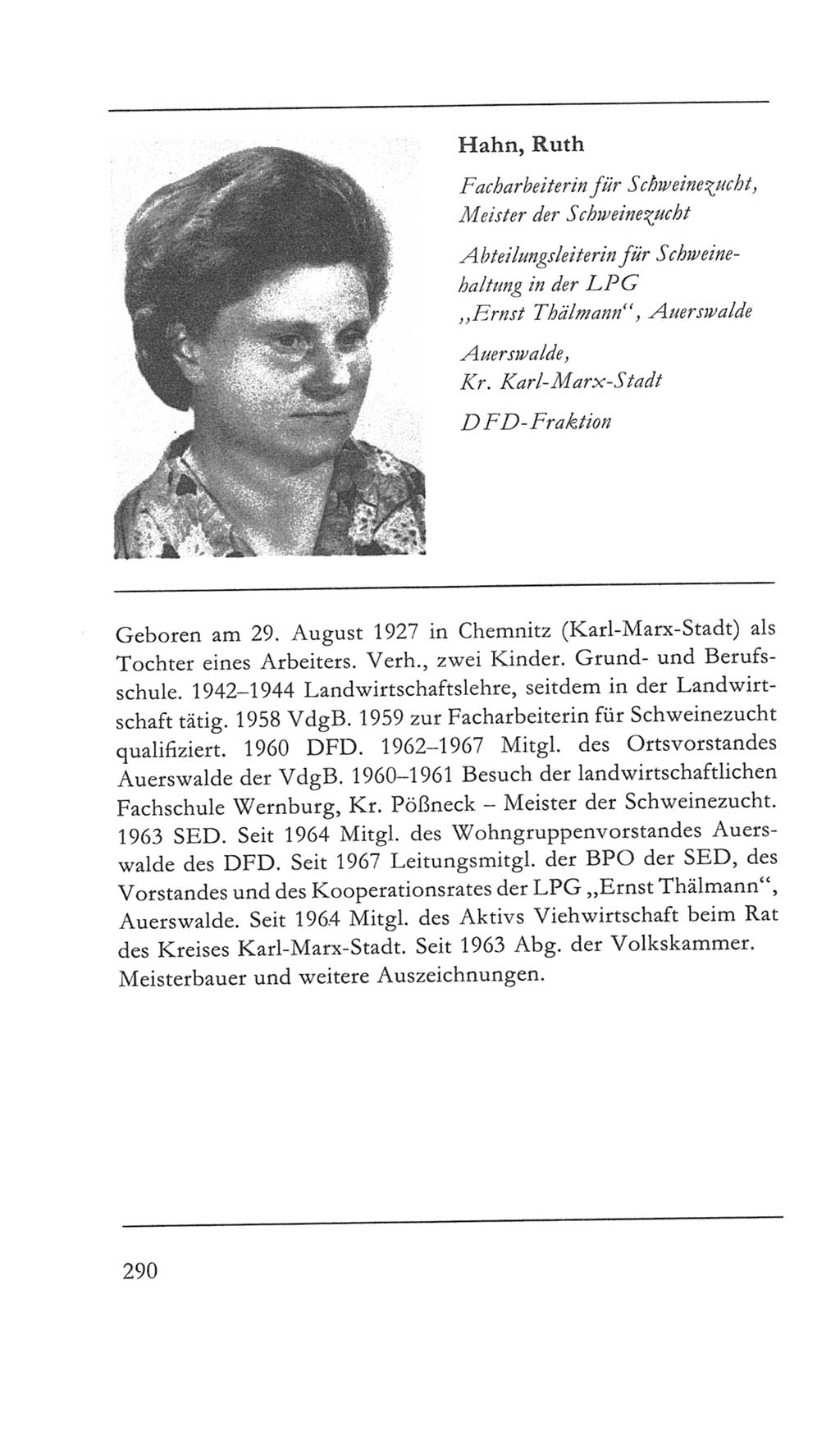 Volkskammer (VK) der Deutschen Demokratischen Republik (DDR) 5. Wahlperiode 1967-1971, Seite 290 (VK. DDR 5. WP. 1967-1971, S. 290)