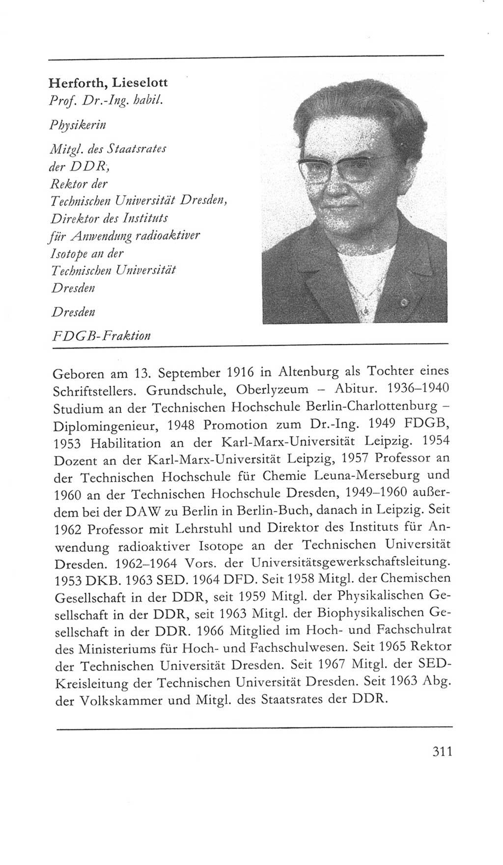 Volkskammer (VK) der Deutschen Demokratischen Republik (DDR) 5. Wahlperiode 1967-1971, Seite 311 (VK. DDR 5. WP. 1967-1971, S. 311)