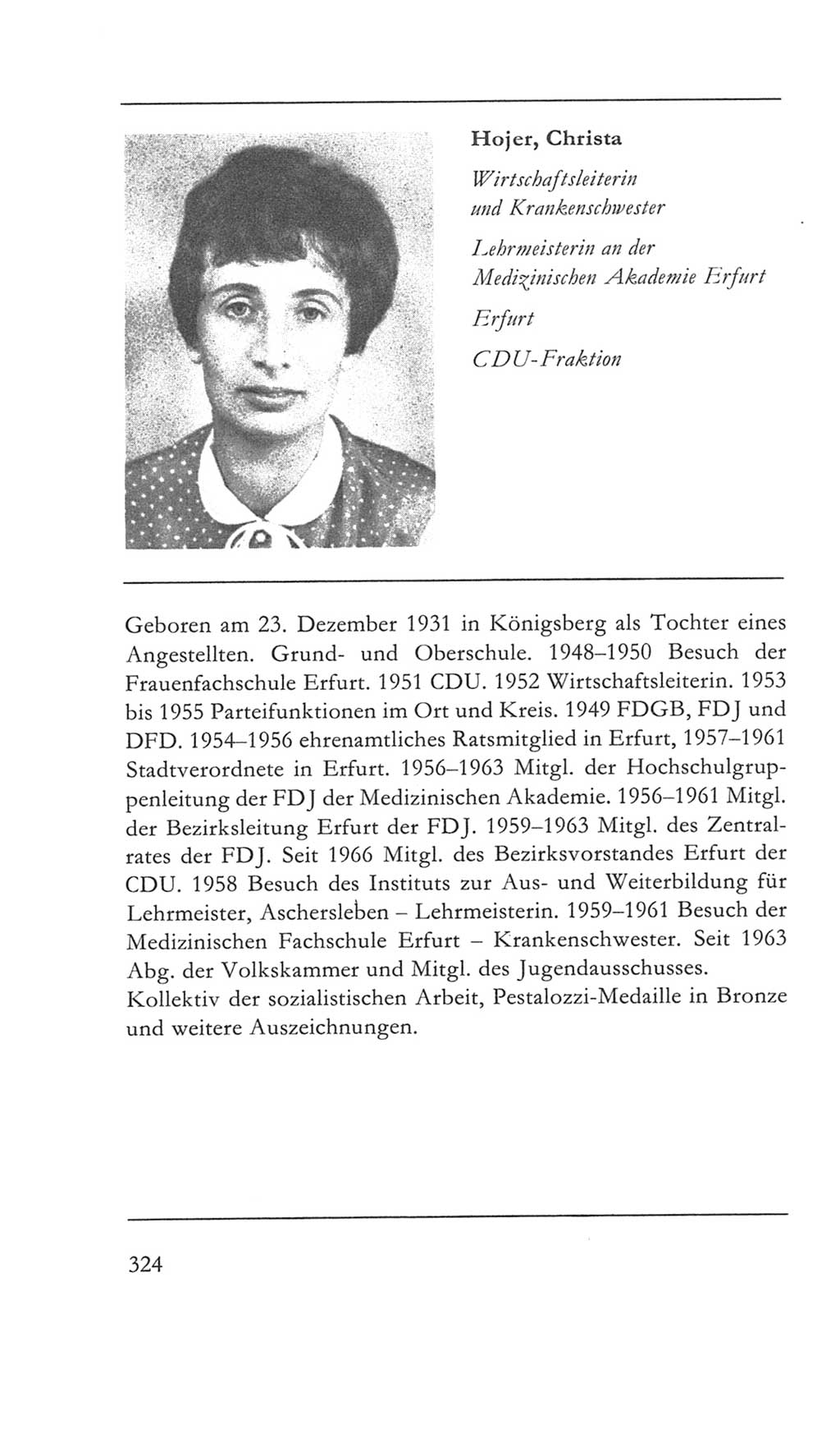 Volkskammer (VK) der Deutschen Demokratischen Republik (DDR) 5. Wahlperiode 1967-1971, Seite 324 (VK. DDR 5. WP. 1967-1971, S. 324)