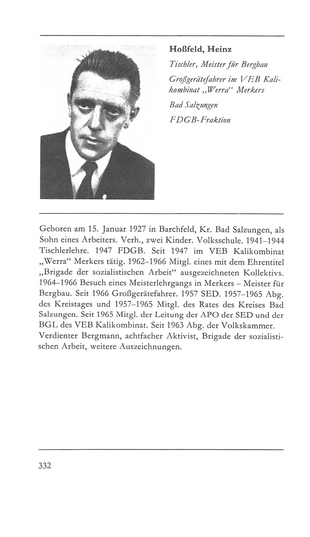 Volkskammer (VK) der Deutschen Demokratischen Republik (DDR) 5. Wahlperiode 1967-1971, Seite 332 (VK. DDR 5. WP. 1967-1971, S. 332)