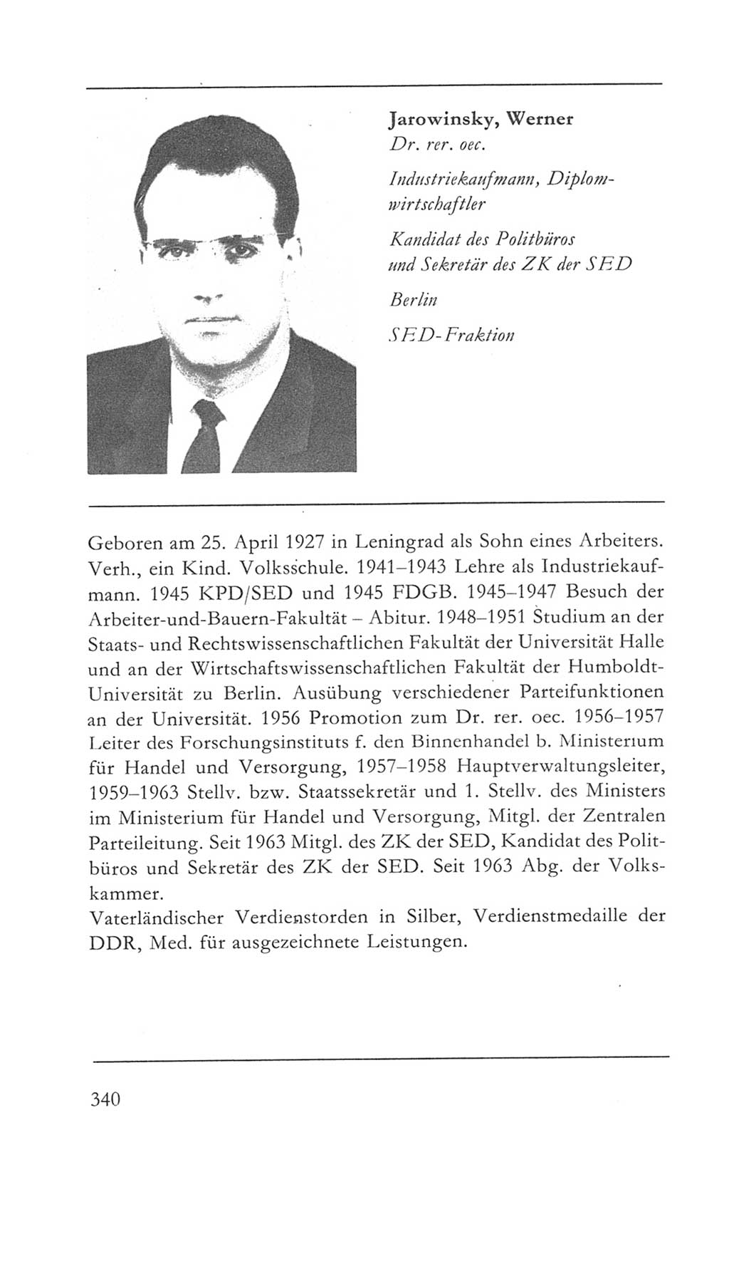 Volkskammer (VK) der Deutschen Demokratischen Republik (DDR) 5. Wahlperiode 1967-1971, Seite 340 (VK. DDR 5. WP. 1967-1971, S. 340)