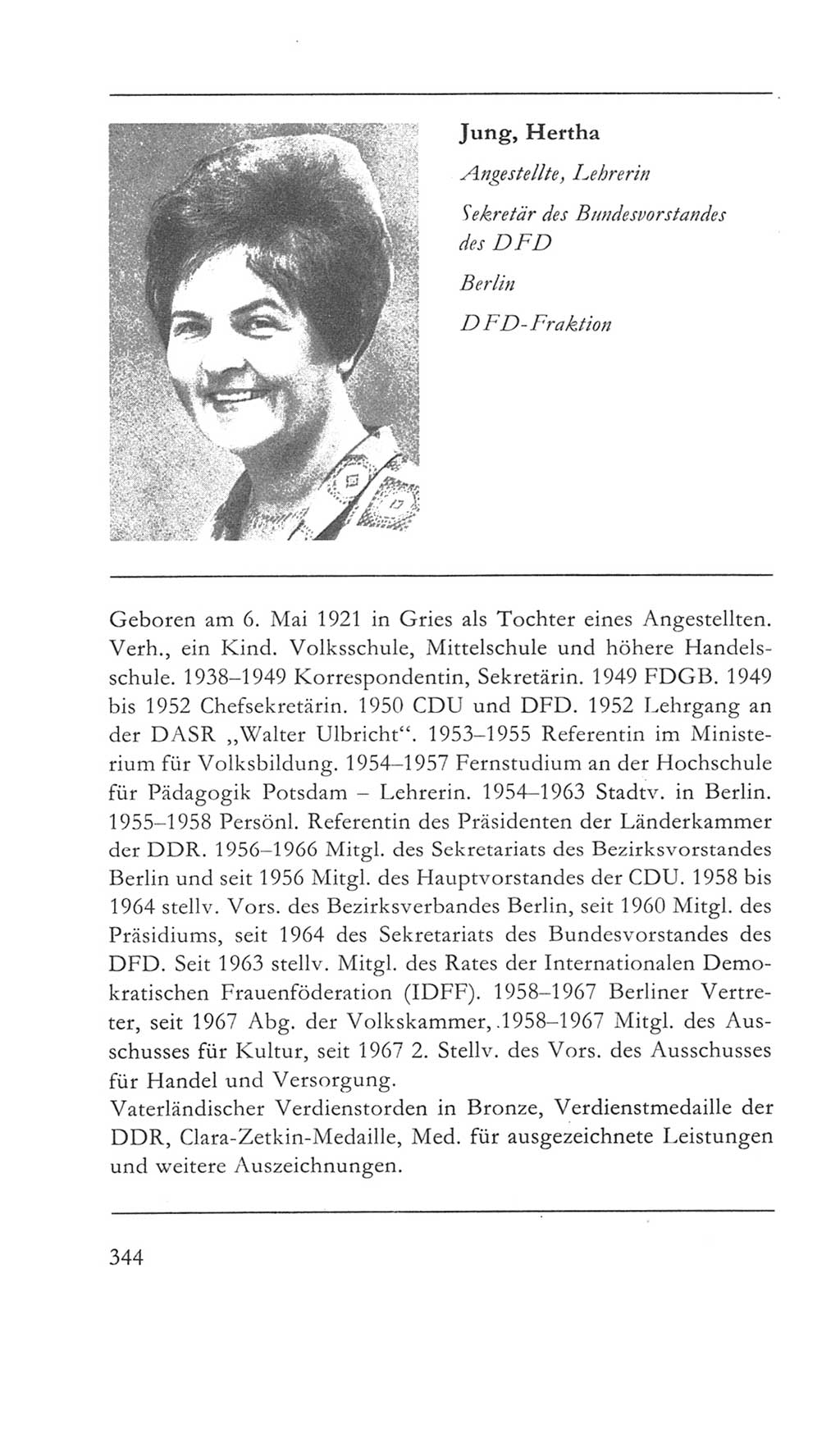 Volkskammer (VK) der Deutschen Demokratischen Republik (DDR) 5. Wahlperiode 1967-1971, Seite 344 (VK. DDR 5. WP. 1967-1971, S. 344)