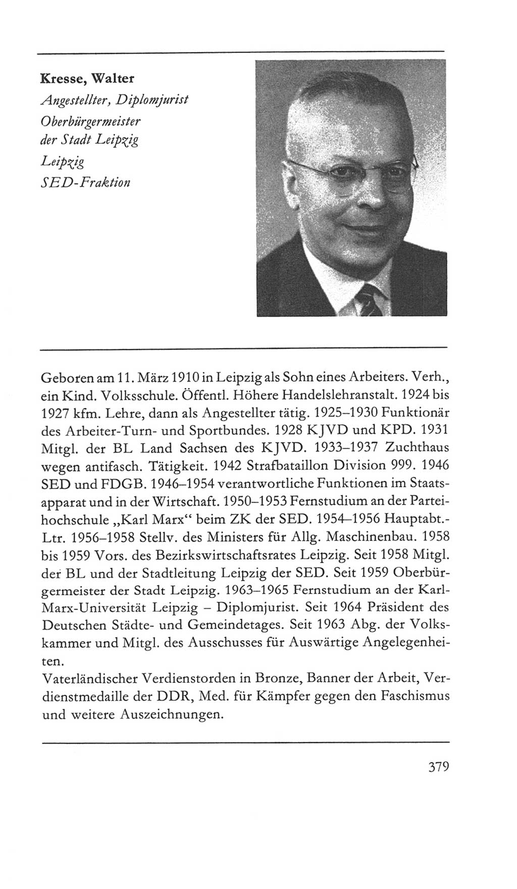 Volkskammer (VK) der Deutschen Demokratischen Republik (DDR) 5. Wahlperiode 1967-1971, Seite 379 (VK. DDR 5. WP. 1967-1971, S. 379)