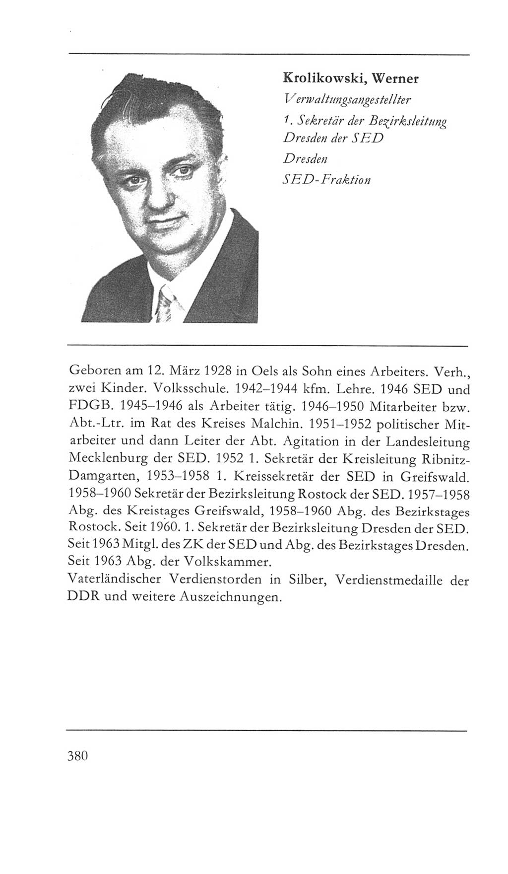 Volkskammer (VK) der Deutschen Demokratischen Republik (DDR) 5. Wahlperiode 1967-1971, Seite 380 (VK. DDR 5. WP. 1967-1971, S. 380)