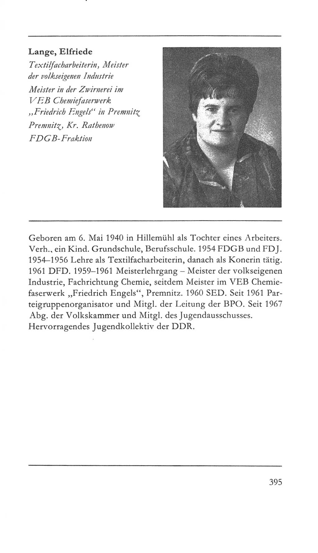 Volkskammer (VK) der Deutschen Demokratischen Republik (DDR) 5. Wahlperiode 1967-1971, Seite 395 (VK. DDR 5. WP. 1967-1971, S. 395)