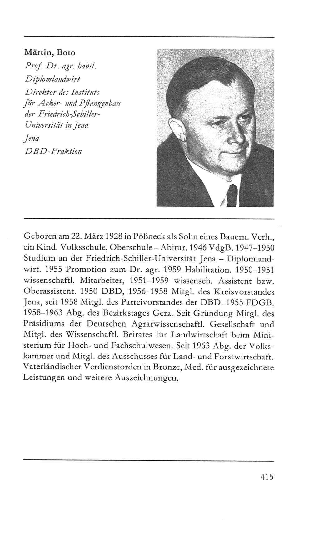 Volkskammer (VK) der Deutschen Demokratischen Republik (DDR) 5. Wahlperiode 1967-1971, Seite 415 (VK. DDR 5. WP. 1967-1971, S. 415)