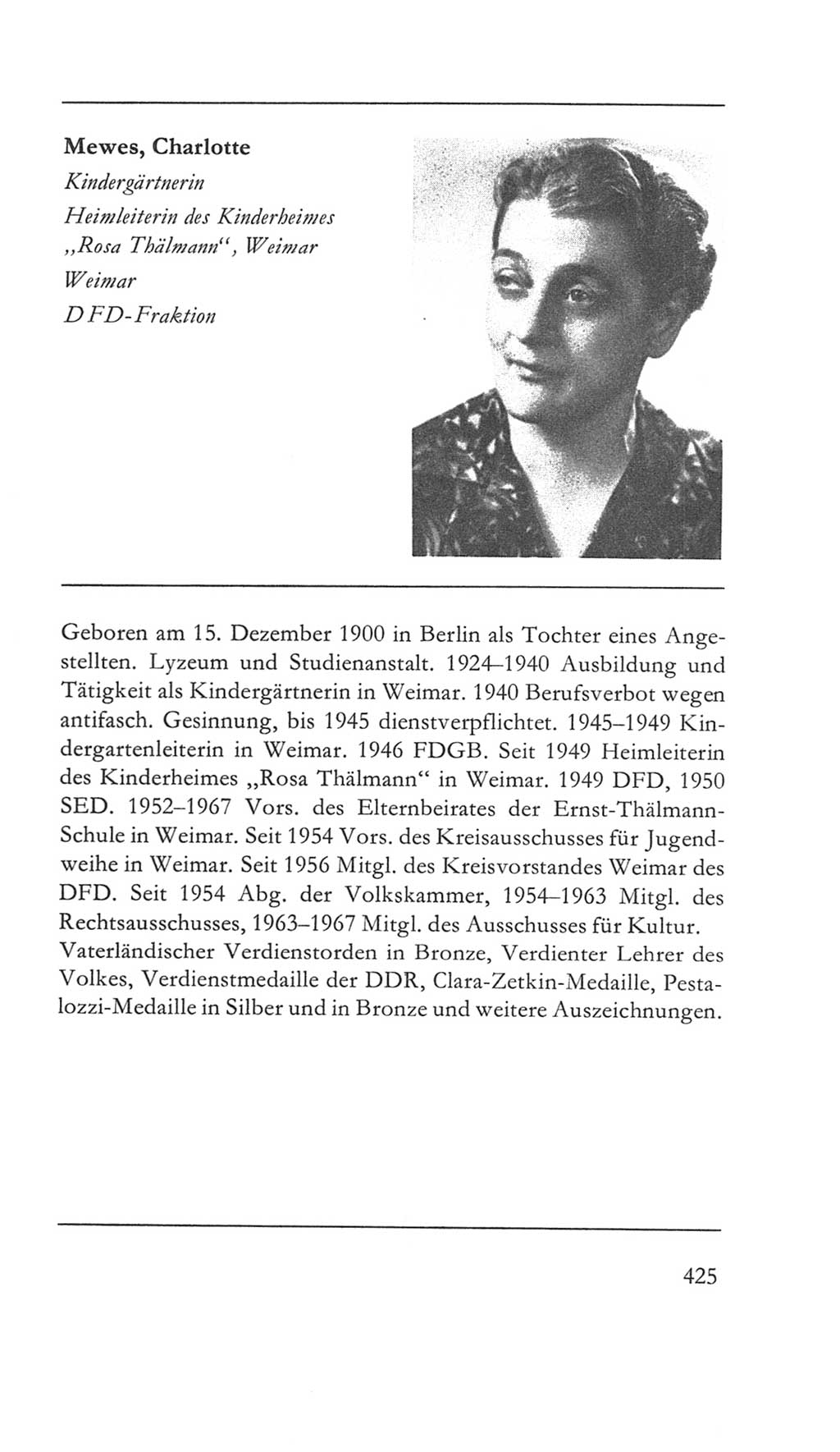 Volkskammer (VK) der Deutschen Demokratischen Republik (DDR) 5. Wahlperiode 1967-1971, Seite 425 (VK. DDR 5. WP. 1967-1971, S. 425)