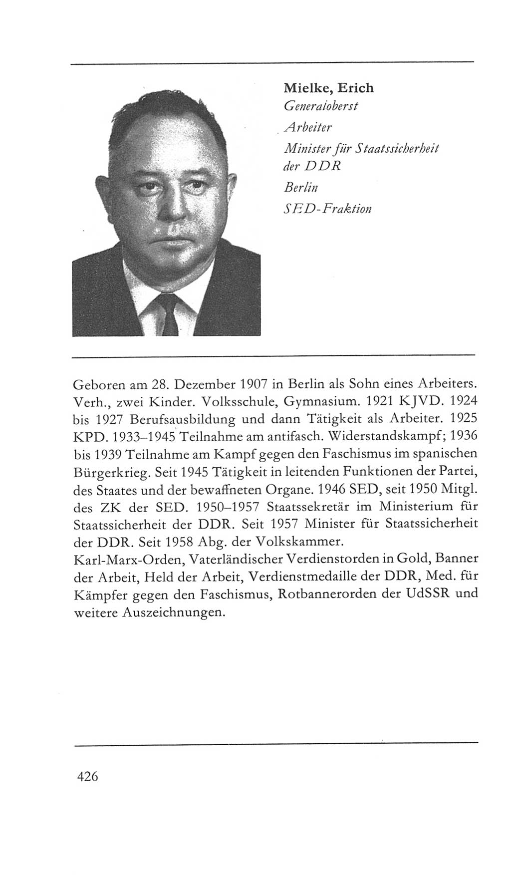 Volkskammer (VK) der Deutschen Demokratischen Republik (DDR) 5. Wahlperiode 1967-1971, Seite 426 (VK. DDR 5. WP. 1967-1971, S. 426)