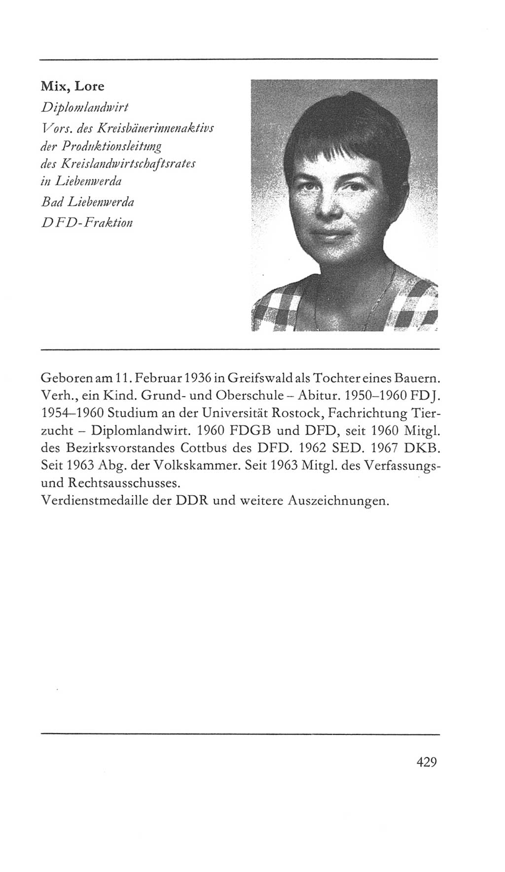 Volkskammer (VK) der Deutschen Demokratischen Republik (DDR) 5. Wahlperiode 1967-1971, Seite 429 (VK. DDR 5. WP. 1967-1971, S. 429)