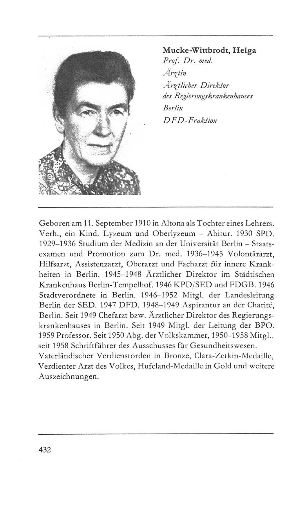 Volkskammer (VK) der Deutschen Demokratischen Republik (DDR) 5. Wahlperiode 1967-1971, Seite 432 (VK. DDR 5. WP. 1967-1971, S. 432)