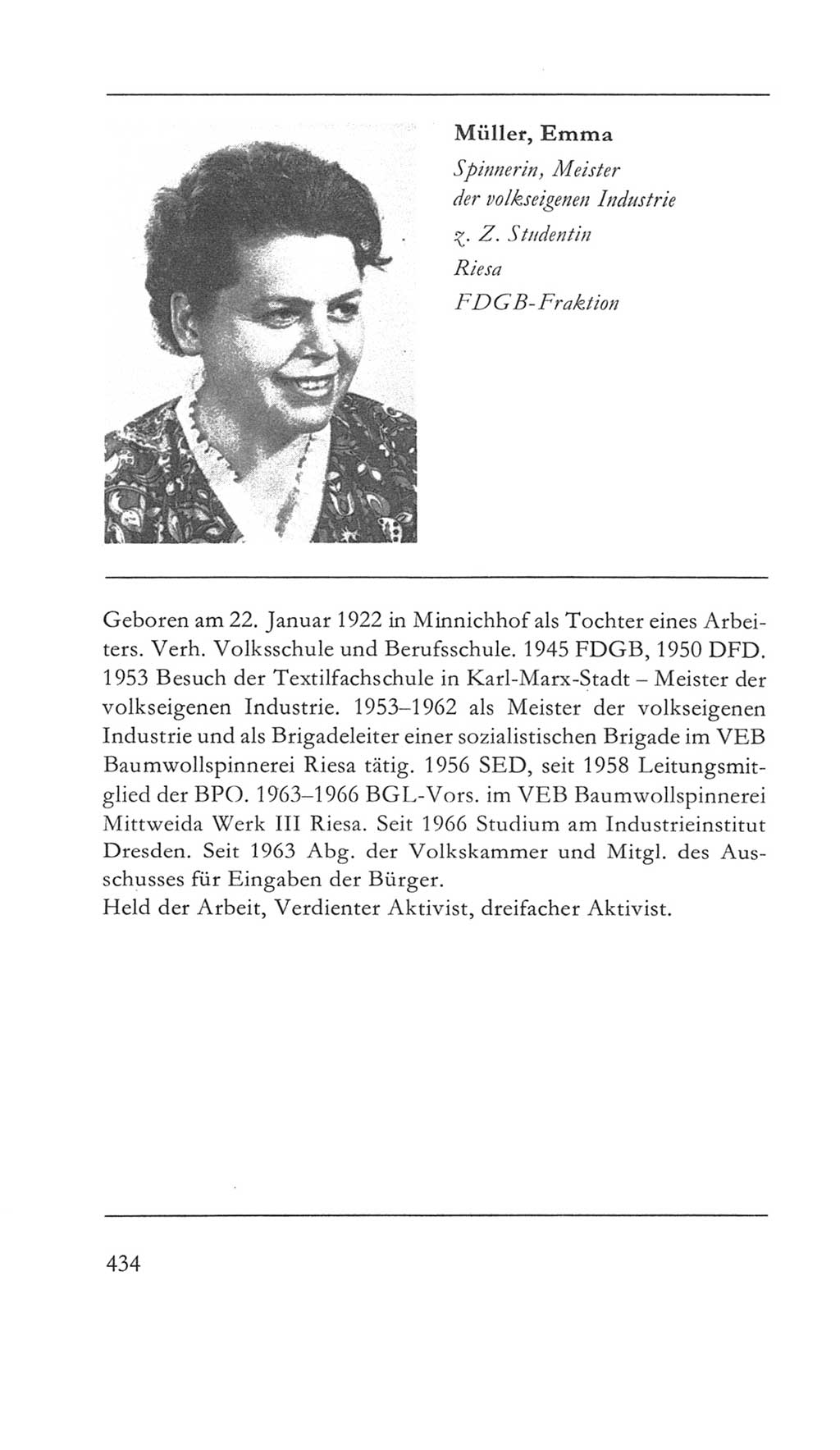 Volkskammer (VK) der Deutschen Demokratischen Republik (DDR) 5. Wahlperiode 1967-1971, Seite 434 (VK. DDR 5. WP. 1967-1971, S. 434)