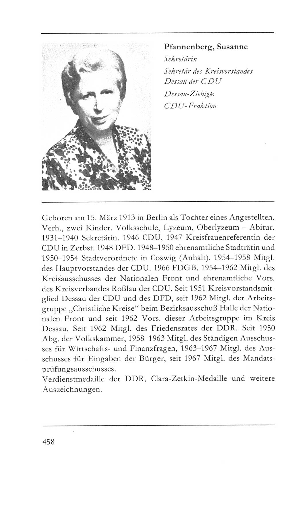 Volkskammer (VK) der Deutschen Demokratischen Republik (DDR) 5. Wahlperiode 1967-1971, Seite 458 (VK. DDR 5. WP. 1967-1971, S. 458)