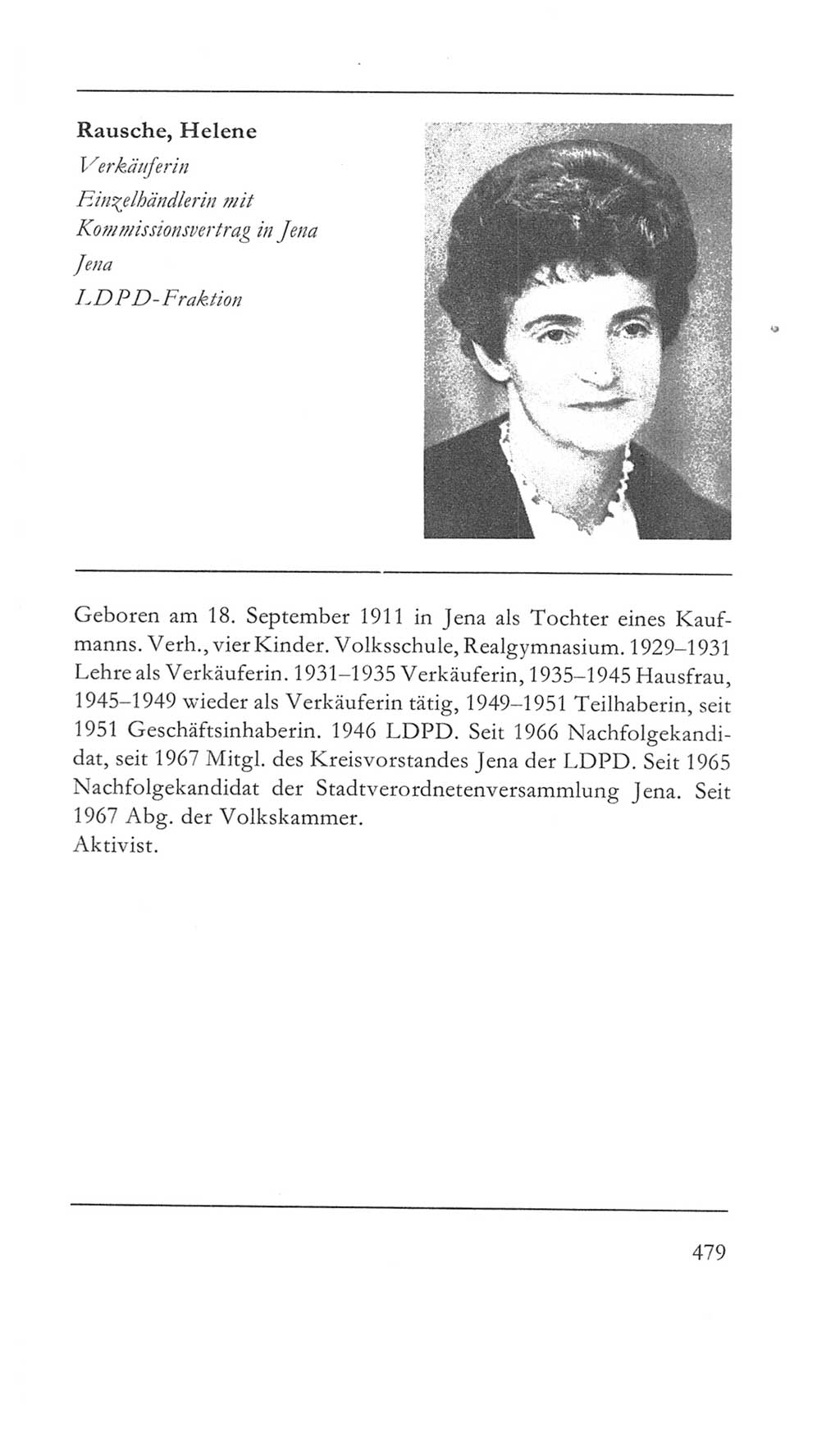 Volkskammer (VK) der Deutschen Demokratischen Republik (DDR) 5. Wahlperiode 1967-1971, Seite 479 (VK. DDR 5. WP. 1967-1971, S. 479)