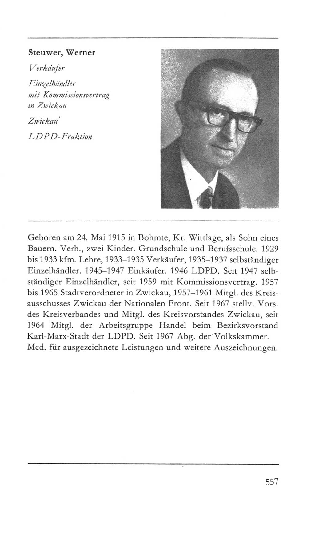 Volkskammer (VK) der Deutschen Demokratischen Republik (DDR) 5. Wahlperiode 1967-1971, Seite 557 (VK. DDR 5. WP. 1967-1971, S. 557)
