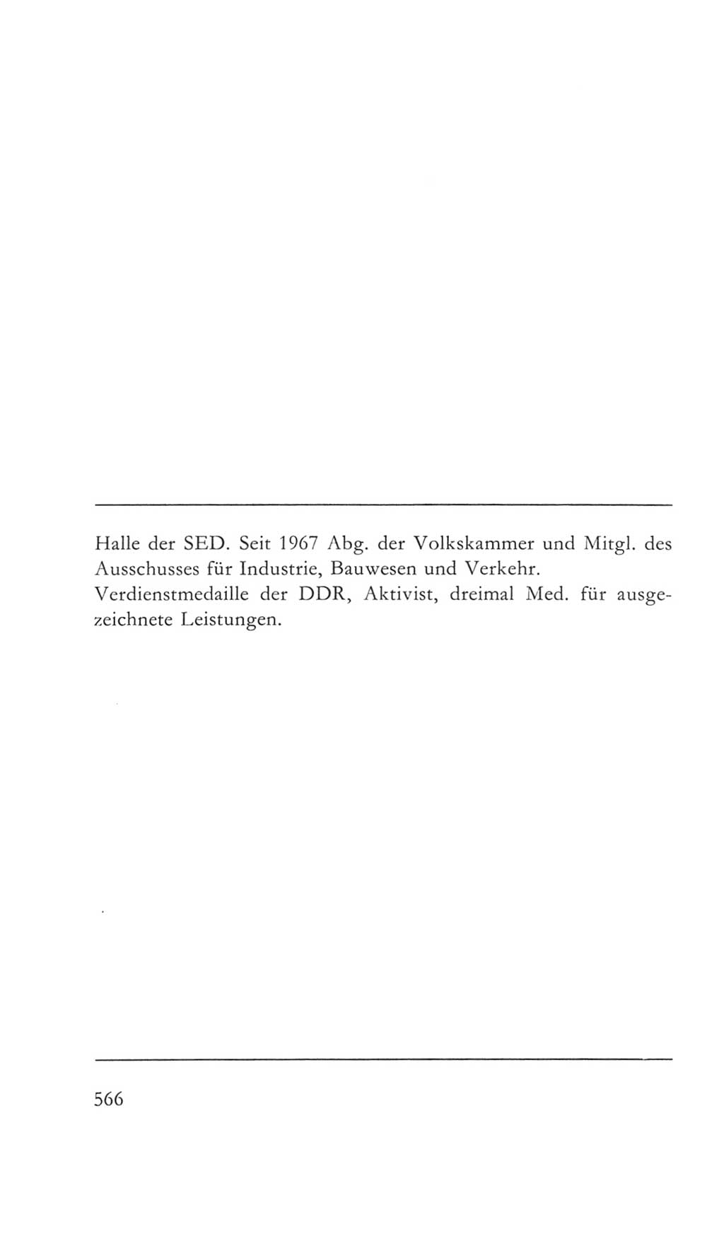 Volkskammer (VK) der Deutschen Demokratischen Republik (DDR) 5. Wahlperiode 1967-1971, Seite 566 (VK. DDR 5. WP. 1967-1971, S. 566)