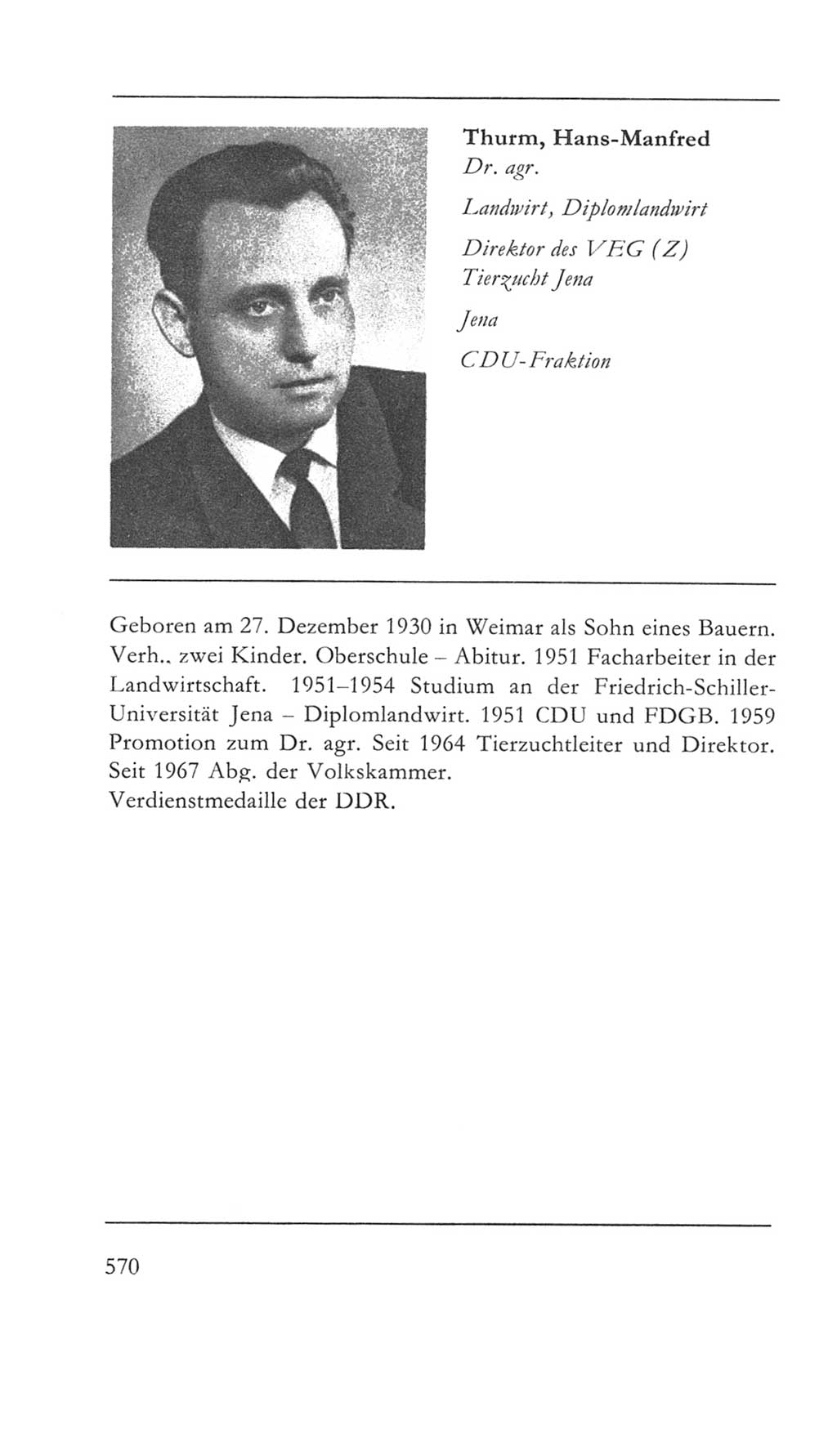 Volkskammer (VK) der Deutschen Demokratischen Republik (DDR) 5. Wahlperiode 1967-1971, Seite 570 (VK. DDR 5. WP. 1967-1971, S. 570)