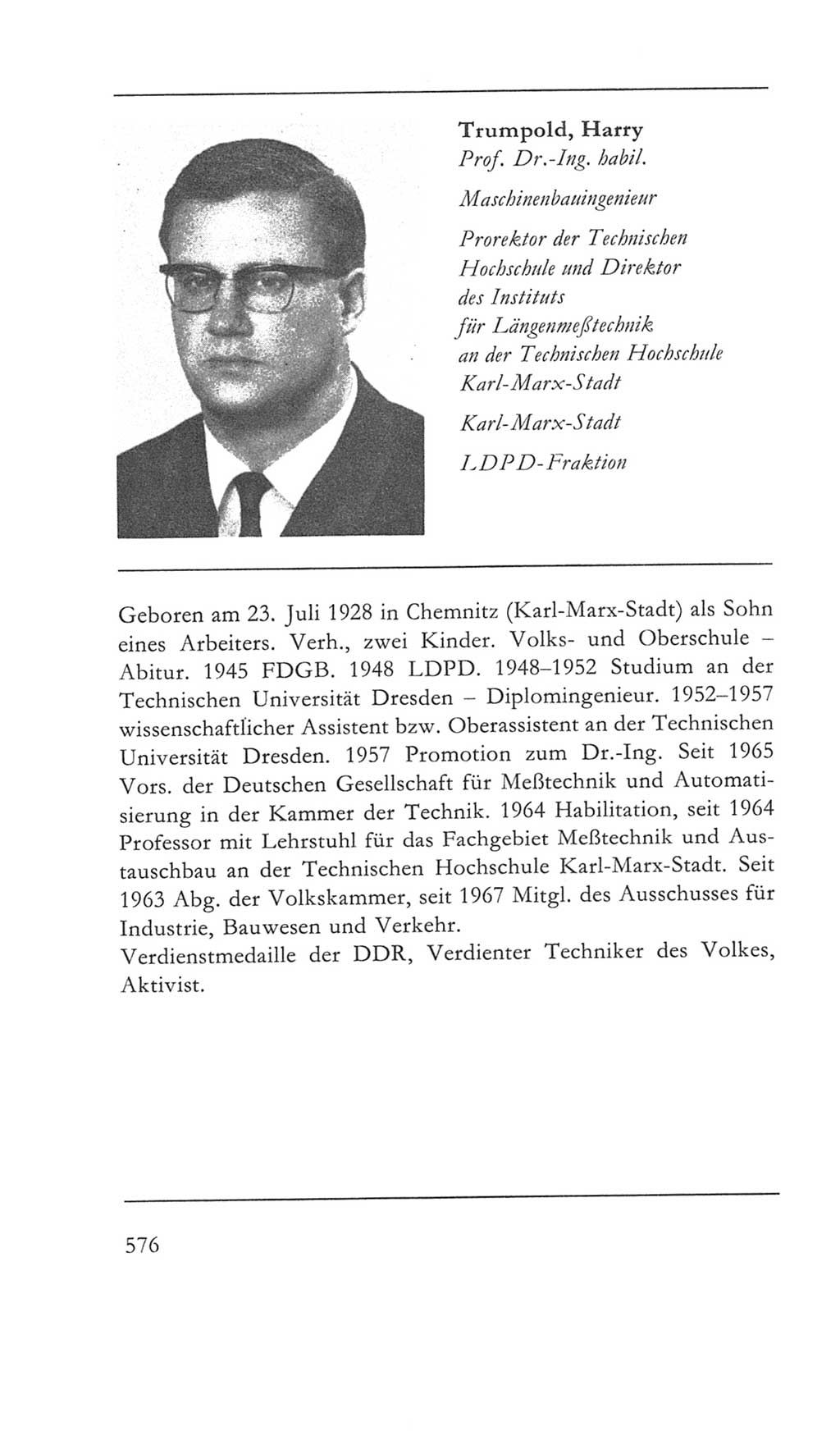 Volkskammer (VK) der Deutschen Demokratischen Republik (DDR) 5. Wahlperiode 1967-1971, Seite 576 (VK. DDR 5. WP. 1967-1971, S. 576)