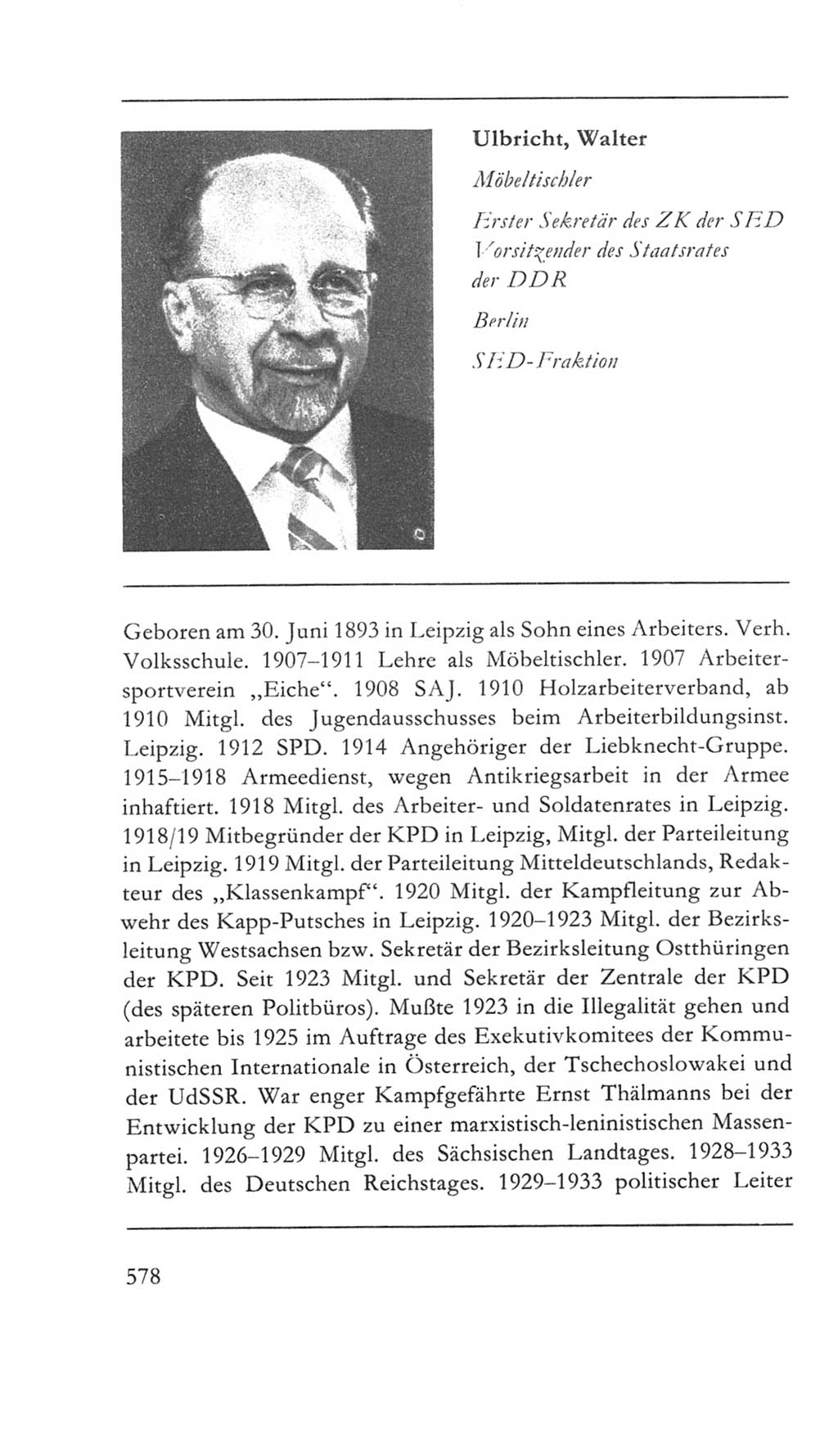 Volkskammer (VK) der Deutschen Demokratischen Republik (DDR) 5. Wahlperiode 1967-1971, Seite 578 (VK. DDR 5. WP. 1967-1971, S. 578)