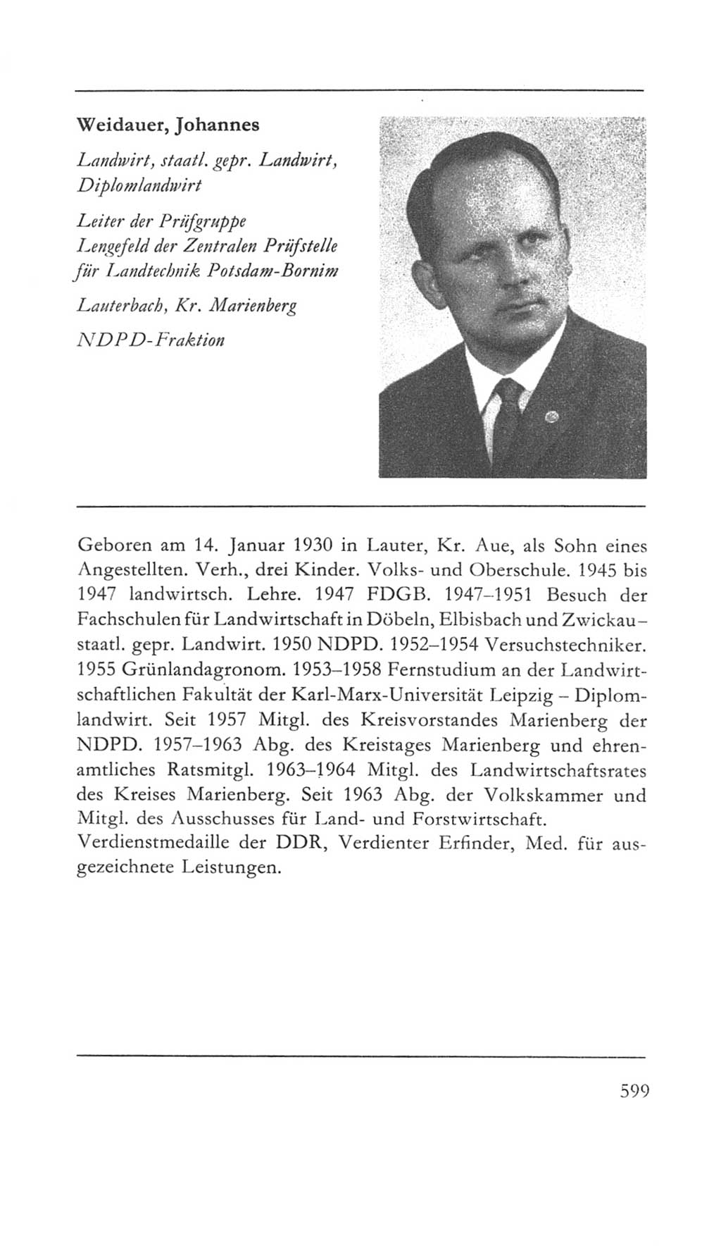 Volkskammer (VK) der Deutschen Demokratischen Republik (DDR) 5. Wahlperiode 1967-1971, Seite 599 (VK. DDR 5. WP. 1967-1971, S. 599)