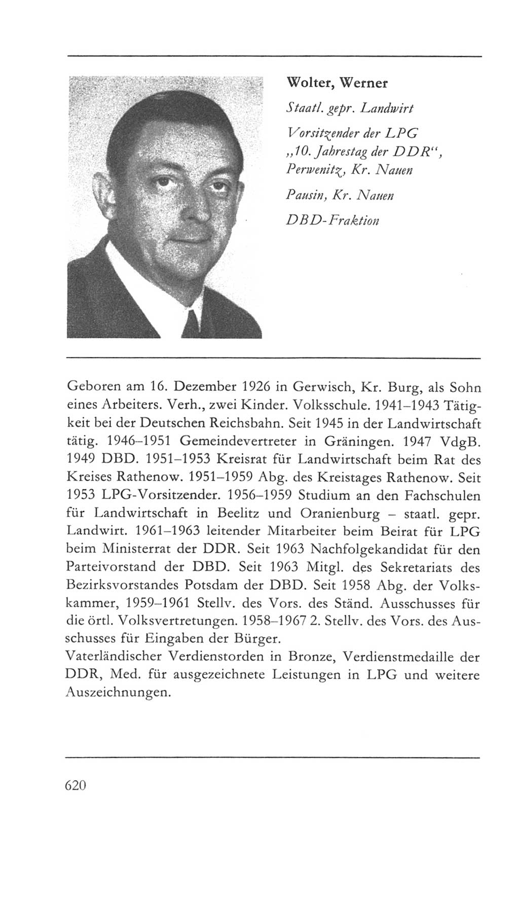Volkskammer (VK) der Deutschen Demokratischen Republik (DDR) 5. Wahlperiode 1967-1971, Seite 620 (VK. DDR 5. WP. 1967-1971, S. 620)