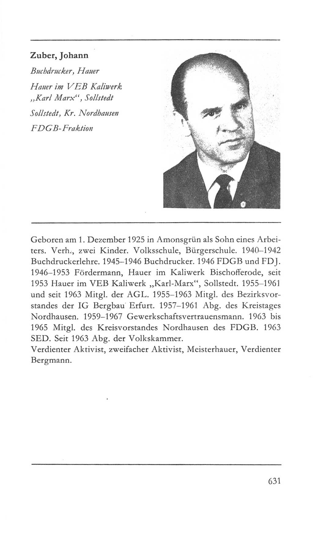 Volkskammer (VK) der Deutschen Demokratischen Republik (DDR) 5. Wahlperiode 1967-1971, Seite 631 (VK. DDR 5. WP. 1967-1971, S. 631)
