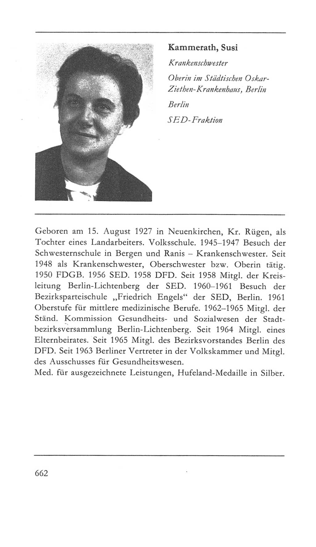 Volkskammer (VK) der Deutschen Demokratischen Republik (DDR) 5. Wahlperiode 1967-1971, Seite 662 (VK. DDR 5. WP. 1967-1971, S. 662)