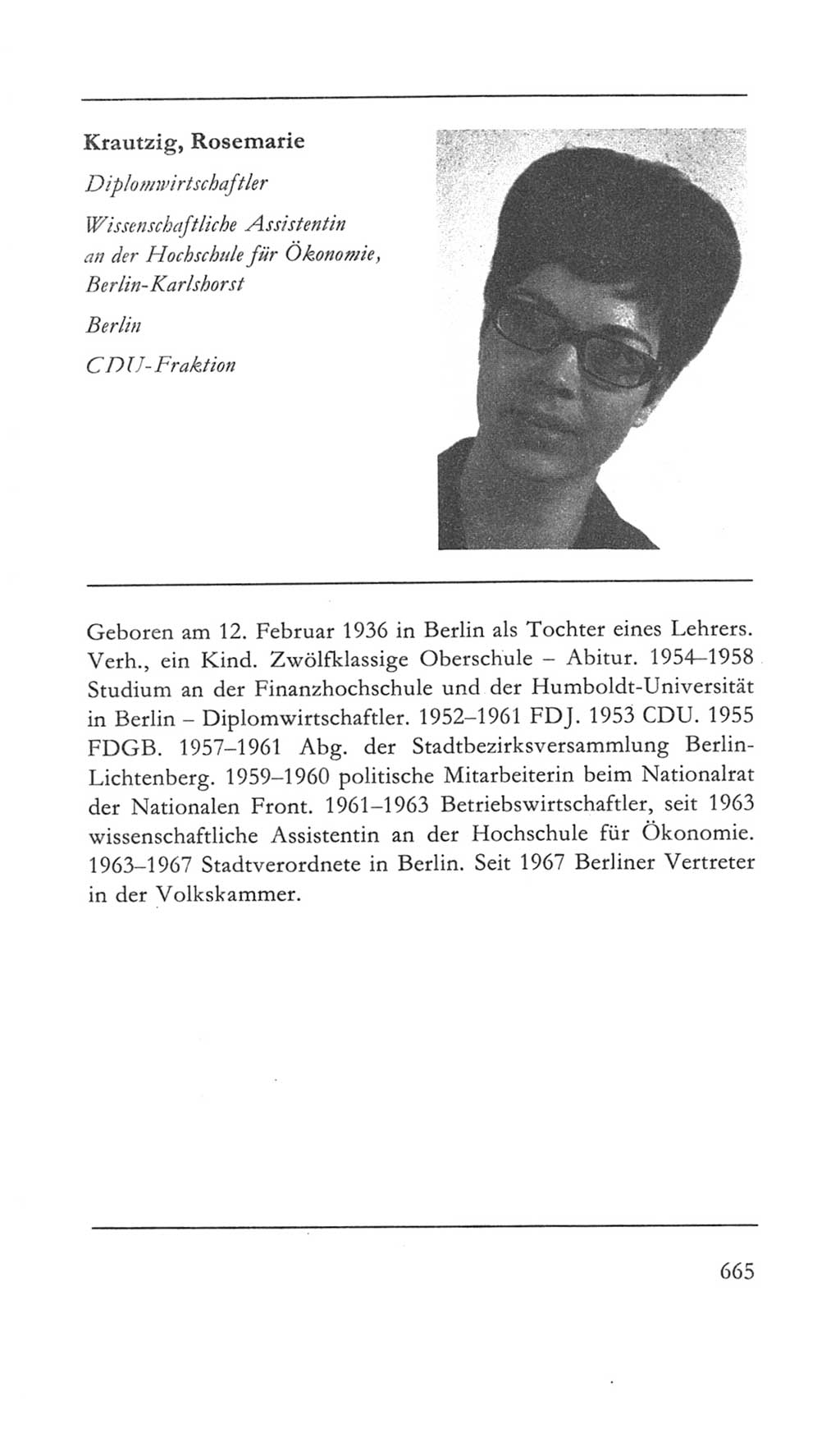 Volkskammer (VK) der Deutschen Demokratischen Republik (DDR) 5. Wahlperiode 1967-1971, Seite 665 (VK. DDR 5. WP. 1967-1971, S. 665)