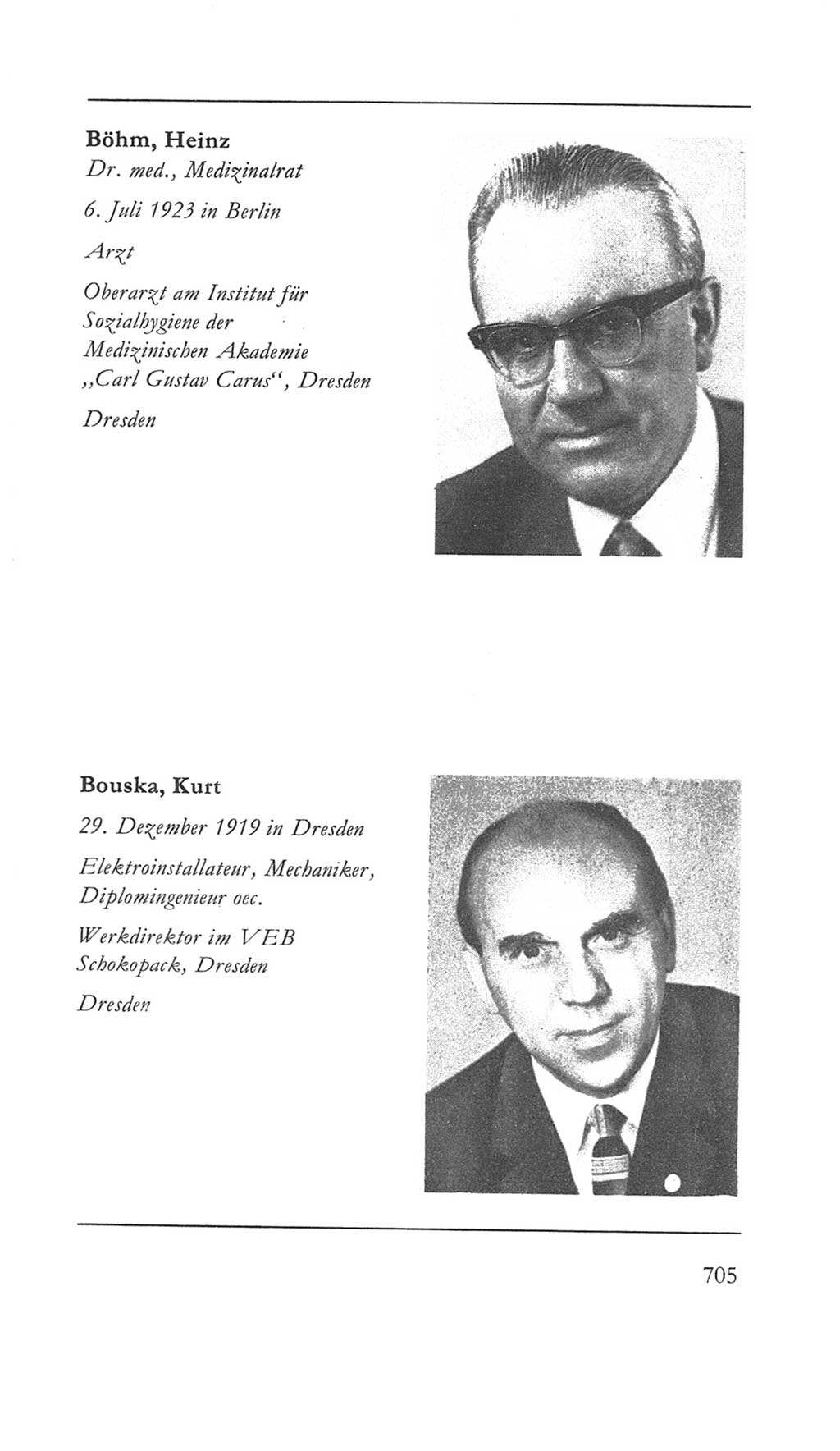 Volkskammer (VK) der Deutschen Demokratischen Republik (DDR) 5. Wahlperiode 1967-1971, Seite 705 (VK. DDR 5. WP. 1967-1971, S. 705)