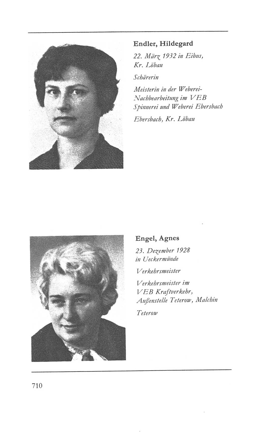 Volkskammer (VK) der Deutschen Demokratischen Republik (DDR) 5. Wahlperiode 1967-1971, Seite 710 (VK. DDR 5. WP. 1967-1971, S. 710)