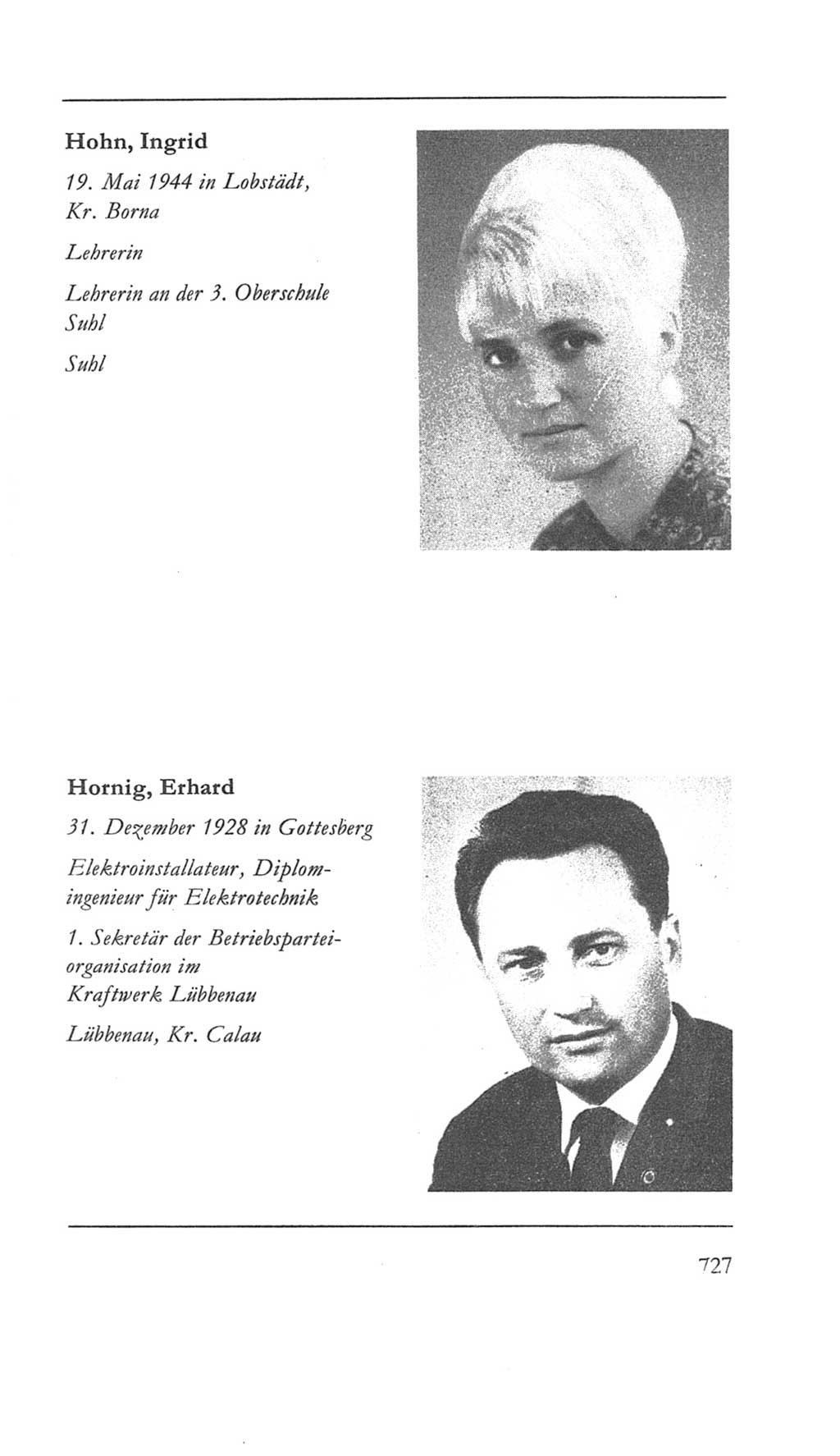 Volkskammer (VK) der Deutschen Demokratischen Republik (DDR) 5. Wahlperiode 1967-1971, Seite 727 (VK. DDR 5. WP. 1967-1971, S. 727)