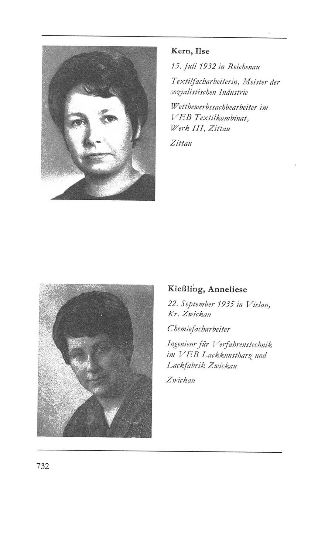 Volkskammer (VK) der Deutschen Demokratischen Republik (DDR) 5. Wahlperiode 1967-1971, Seite 732 (VK. DDR 5. WP. 1967-1971, S. 732)