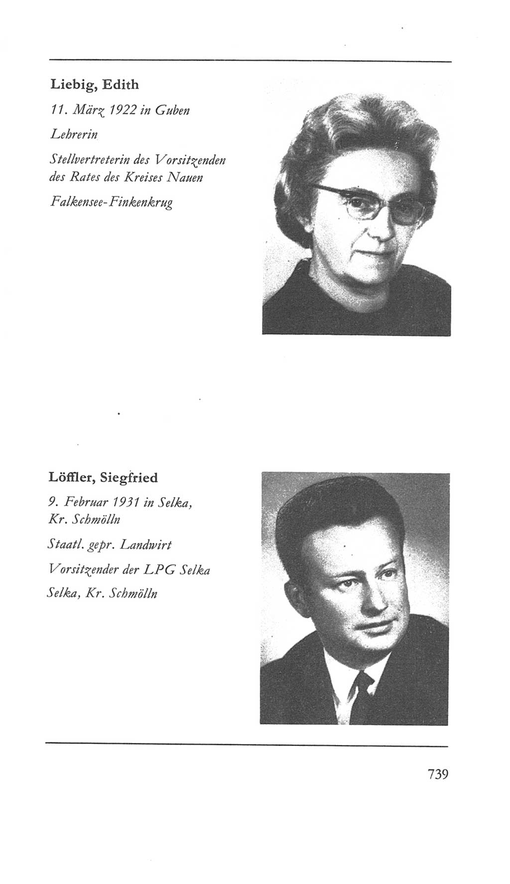 Volkskammer (VK) der Deutschen Demokratischen Republik (DDR) 5. Wahlperiode 1967-1971, Seite 739 (VK. DDR 5. WP. 1967-1971, S. 739)