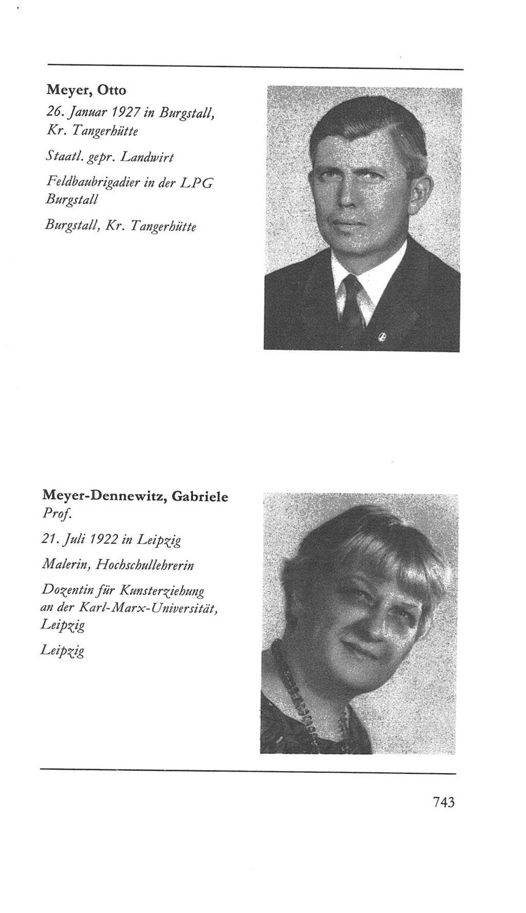Volkskammer (VK) der Deutschen Demokratischen Republik (DDR) 5. Wahlperiode 1967-1971, Seite 743 (VK. DDR 5. WP. 1967-1971, S. 743)