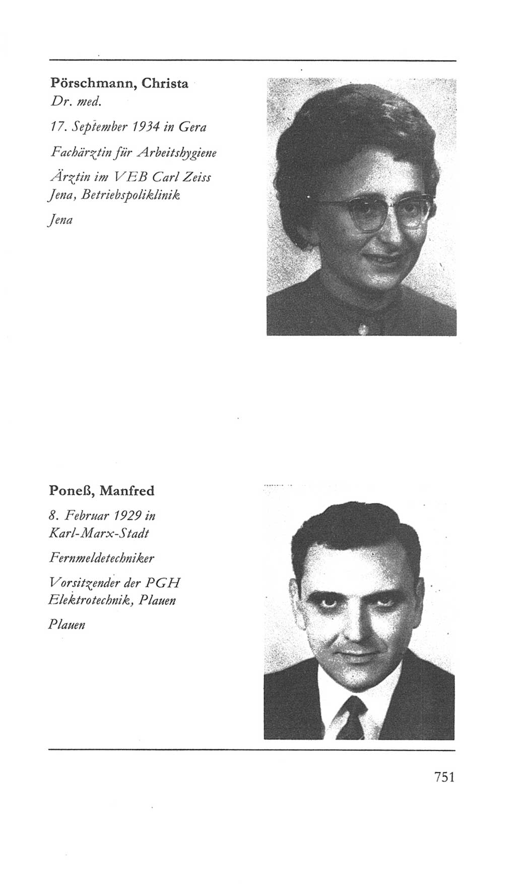Volkskammer (VK) der Deutschen Demokratischen Republik (DDR) 5. Wahlperiode 1967-1971, Seite 751 (VK. DDR 5. WP. 1967-1971, S. 751)