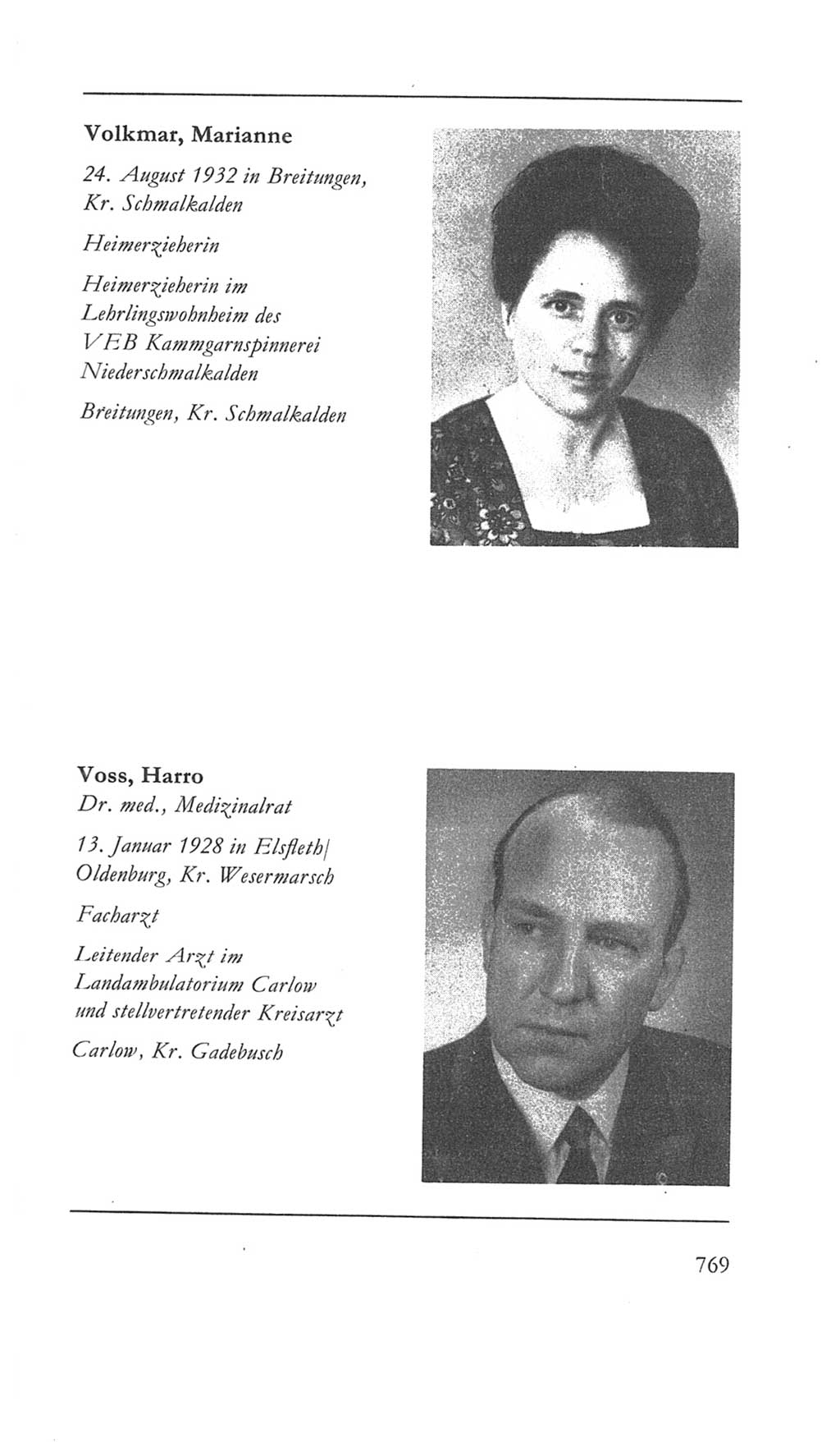 Volkskammer (VK) der Deutschen Demokratischen Republik (DDR) 5. Wahlperiode 1967-1971, Seite 769 (VK. DDR 5. WP. 1967-1971, S. 769)