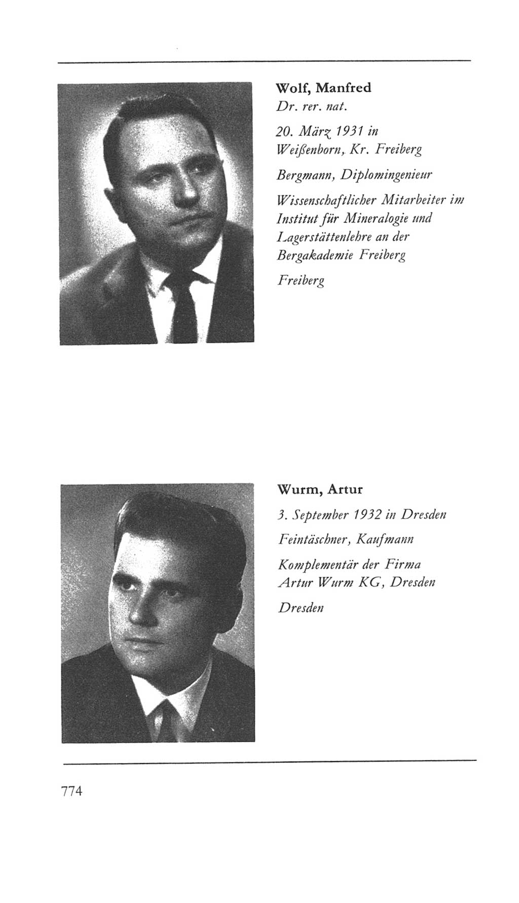 Volkskammer (VK) der Deutschen Demokratischen Republik (DDR) 5. Wahlperiode 1967-1971, Seite 774 (VK. DDR 5. WP. 1967-1971, S. 774)