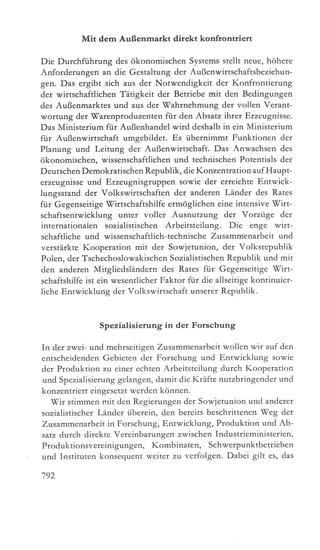 Volkskammer (VK) der Deutschen Demokratischen Republik (DDR) 5. Wahlperiode 1967-1971, Seite 792 (VK. DDR 5. WP. 1967-1971, S. 792)