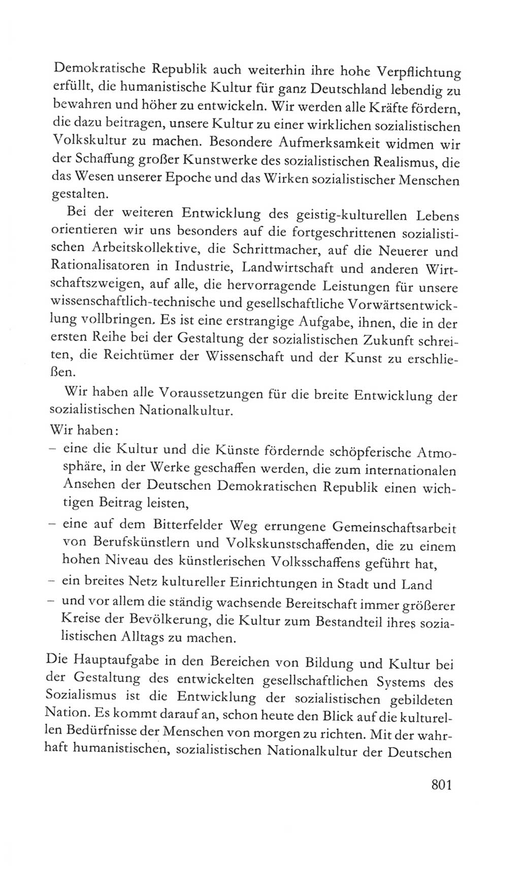 Volkskammer (VK) der Deutschen Demokratischen Republik (DDR) 5. Wahlperiode 1967-1971, Seite 801 (VK. DDR 5. WP. 1967-1971, S. 801)