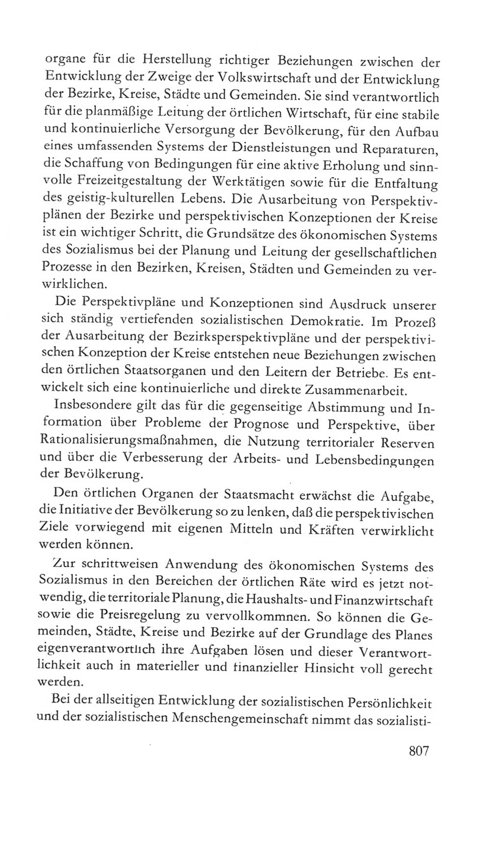 Volkskammer (VK) der Deutschen Demokratischen Republik (DDR) 5. Wahlperiode 1967-1971, Seite 807 (VK. DDR 5. WP. 1967-1971, S. 807)