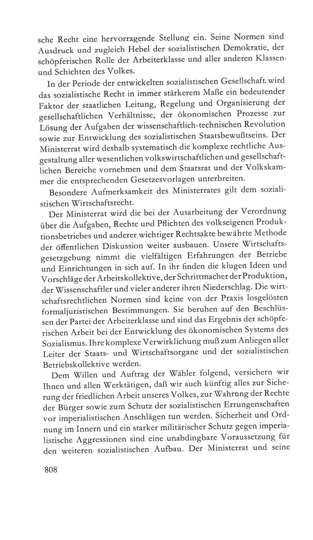Volkskammer (VK) der Deutschen Demokratischen Republik (DDR) 5. Wahlperiode 1967-1971, Seite 808 (VK. DDR 5. WP. 1967-1971, S. 808)