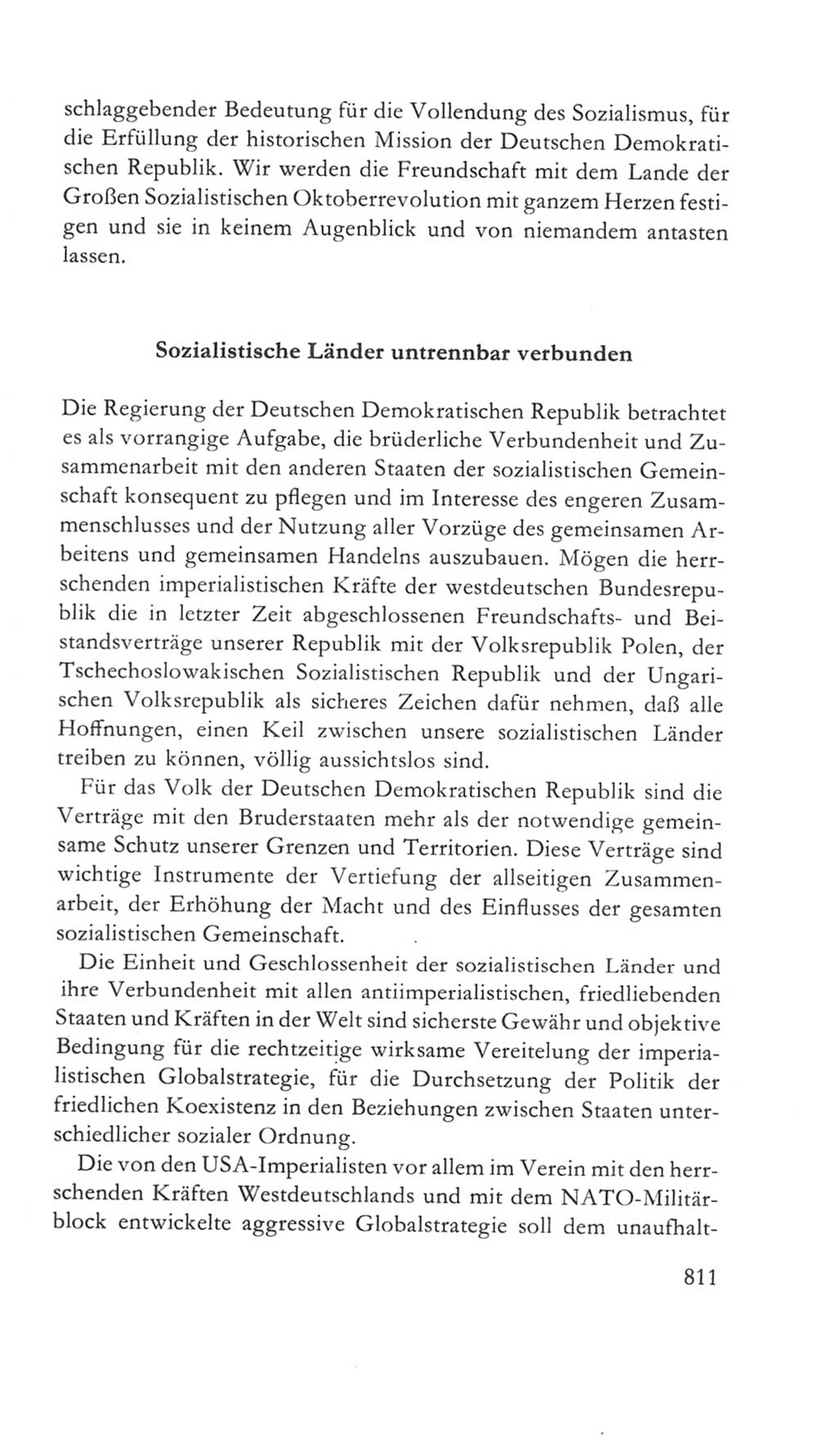 Volkskammer (VK) der Deutschen Demokratischen Republik (DDR) 5. Wahlperiode 1967-1971, Seite 811 (VK. DDR 5. WP. 1967-1971, S. 811)