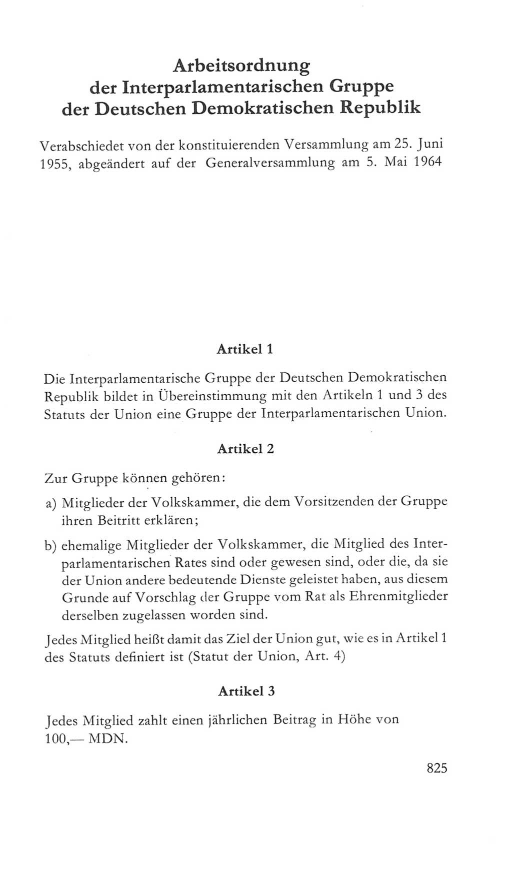 Volkskammer (VK) der Deutschen Demokratischen Republik (DDR) 5. Wahlperiode 1967-1971, Seite 825 (VK. DDR 5. WP. 1967-1971, S. 825)