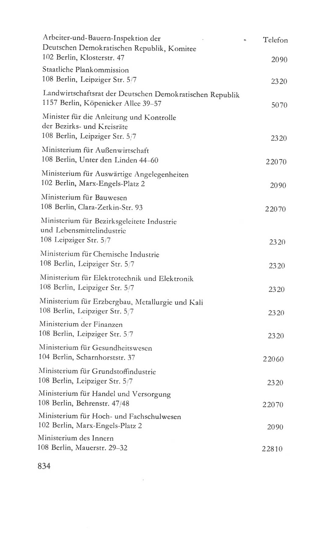 Volkskammer (VK) der Deutschen Demokratischen Republik (DDR) 5. Wahlperiode 1967-1971, Seite 834 (VK. DDR 5. WP. 1967-1971, S. 834)