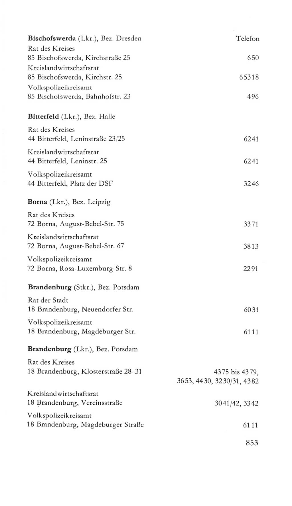 Volkskammer (VK) der Deutschen Demokratischen Republik (DDR) 5. Wahlperiode 1967-1971, Seite 853 (VK. DDR 5. WP. 1967-1971, S. 853)